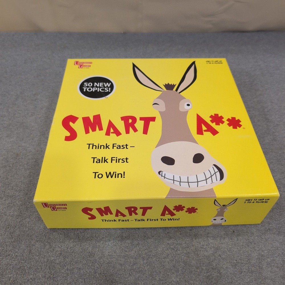 University Games Smart Ass Board Game Trivia Party Game 2-6 Players 01359 - Picture 4 of 4